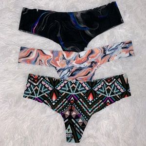 3 PINK thongs